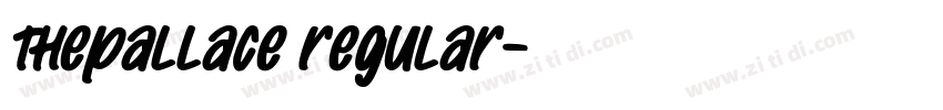 ThePallace Regular字体转换 ThePallace Regular字体转换